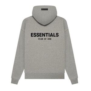 Fear of God Essentials Heather Gray Hoodie